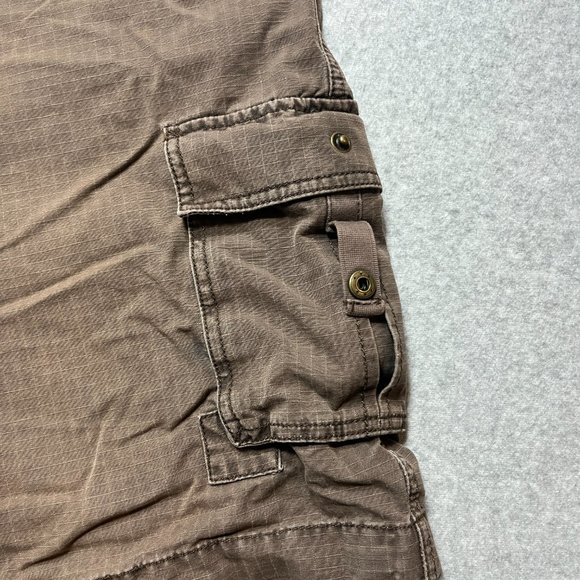 Eddie Bauer Shorts Mens 40 Brown Cargo Ripstop Outdoor Hiking 10 Inseam Pocket - Picture 9 of 10